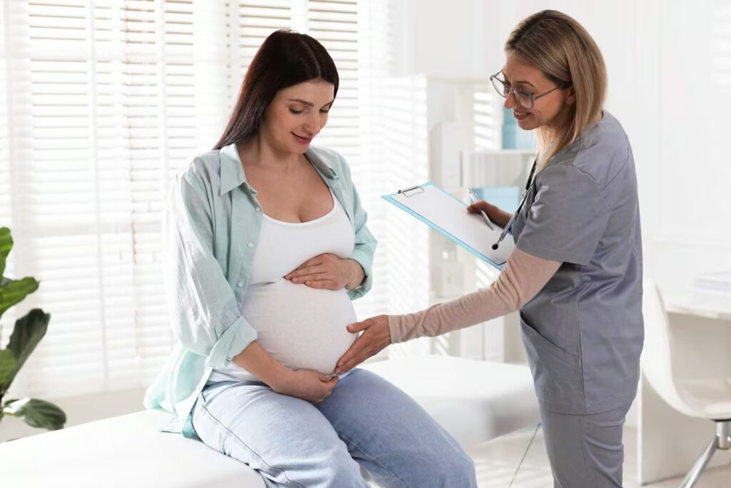 pregnant woman having appointment with doctor in c 2026 01 11 11 09 46 utc